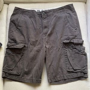 Old Navy Grey cargo shorts 34